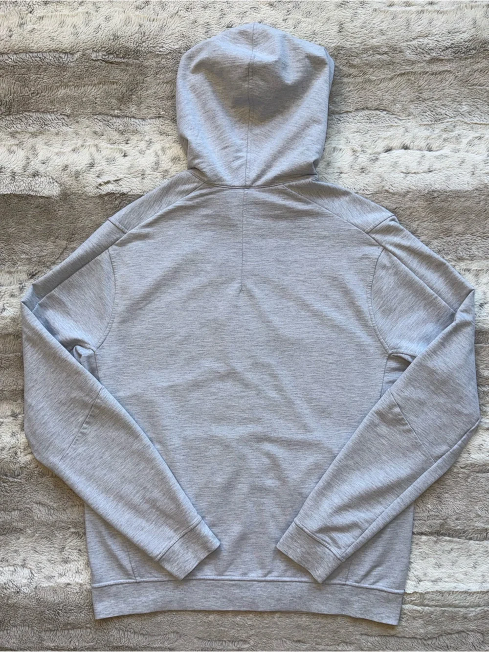 Lululemon Men’s City Sweat Zip Hoodie In Heathered Ultra Light Grey Size L